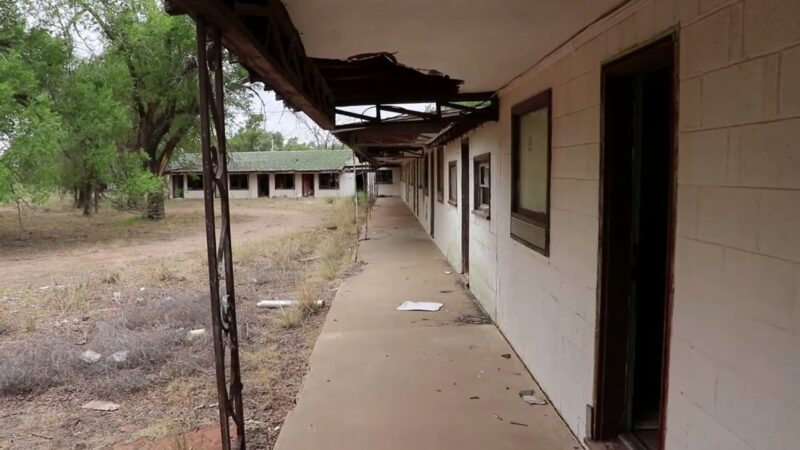 Glenrio Ghost Town, Texas, and New Mexico Border